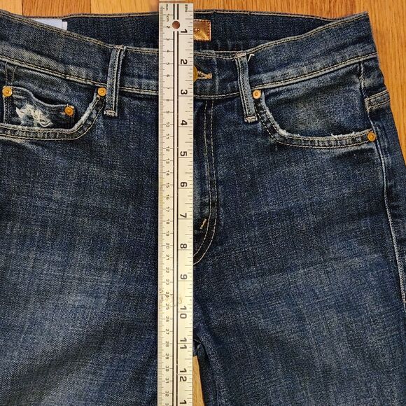 Mother The Insider Crop Step Fray in "Wicked Wildflower" High Waist Sz 25 - Picture 8 of 10